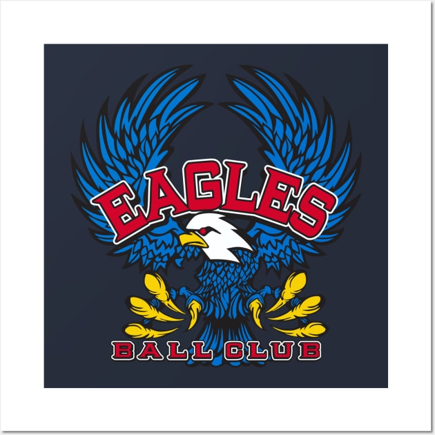 Eagles Ball Club Wall Art by DavesTees